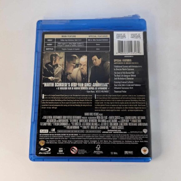 The Departed *Blu-ray* 4 FOR $20 - Picture 2 of 2